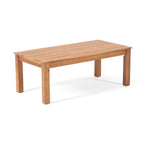 Ensemble causeuse et table basse d'extérieur en bois d'acacia Temecula avec coussins par Christopher Knight Home