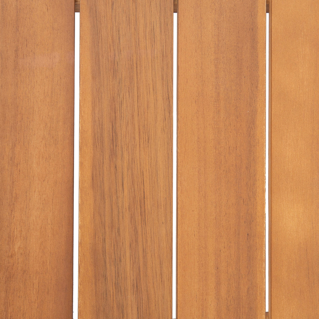 Ensemble causeuse et table basse d'extérieur en bois d'acacia Temecula avec coussins par Christopher Knight Home