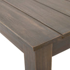 Ensemble causeuse et table basse d'extérieur en bois d'acacia Temecula avec coussins par Christopher Knight Home