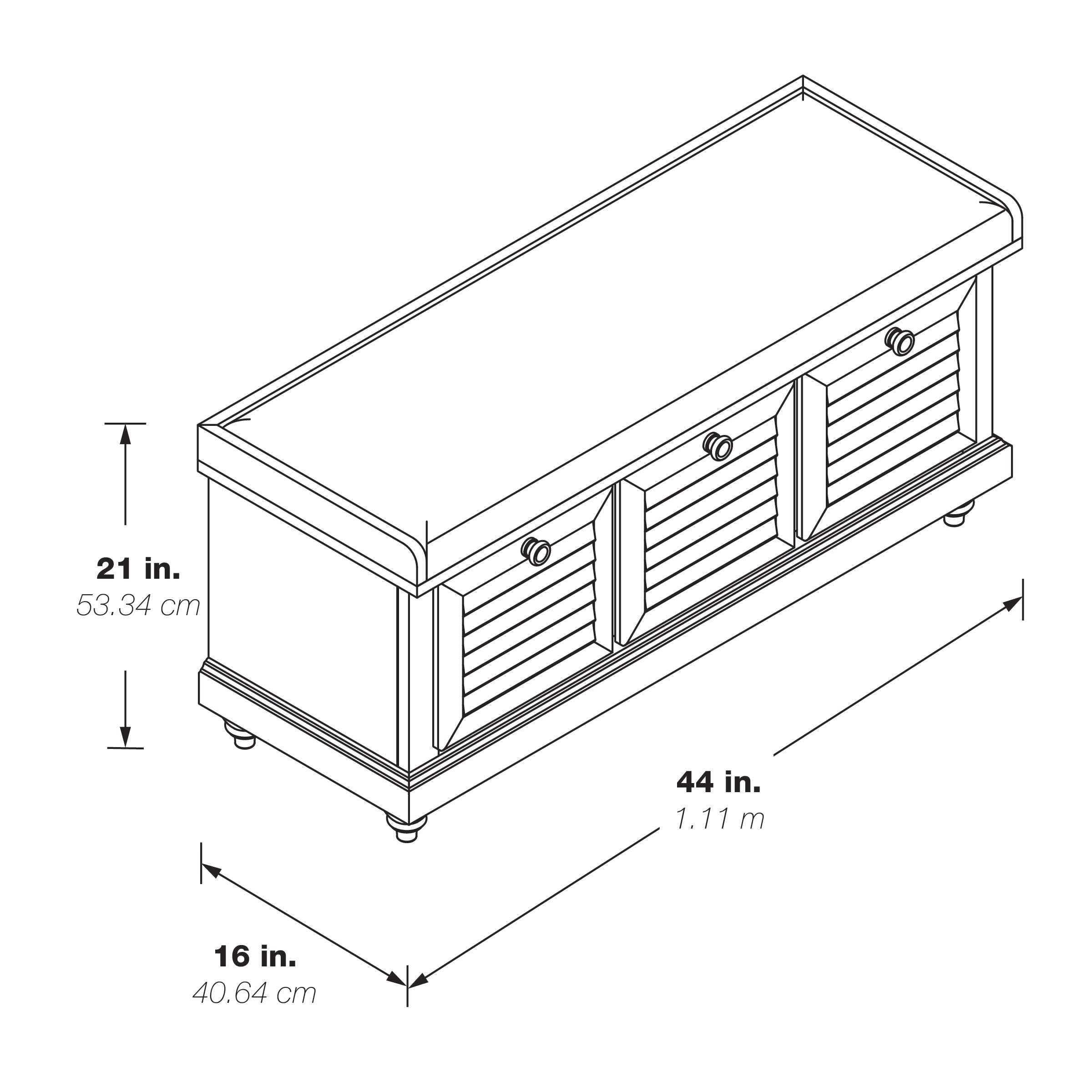 Le banc de rangement Arbakka de Gray Barn