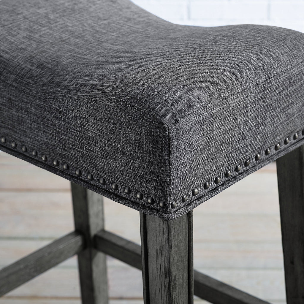 Tabourets de bar sans dossier Barish de The Gray Barn (lot de 2)