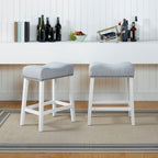 Tabourets de bar sans dossier Barish de The Gray Barn (lot de 2)