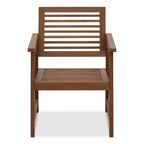 Fauteuil d'extérieur en teck Surfside sans coussin (lot de 2) par Havenside Home
