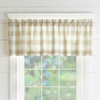 Cantonnière de rideau de cuisine à carreaux Buffalo Emily Gulch de The Gray Barn - 60 l x 15 L