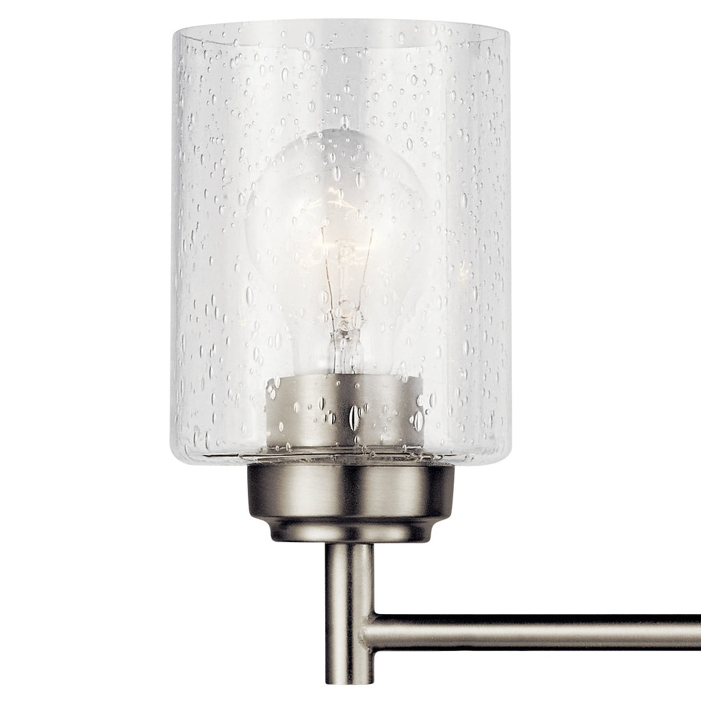 Luminaire de salle de bain Winslow à 3 lumières en nickel brossé de Kichler Lighting