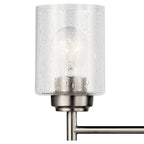 Luminaire de salle de bain Winslow à 3 lumières en nickel brossé de Kichler Lighting