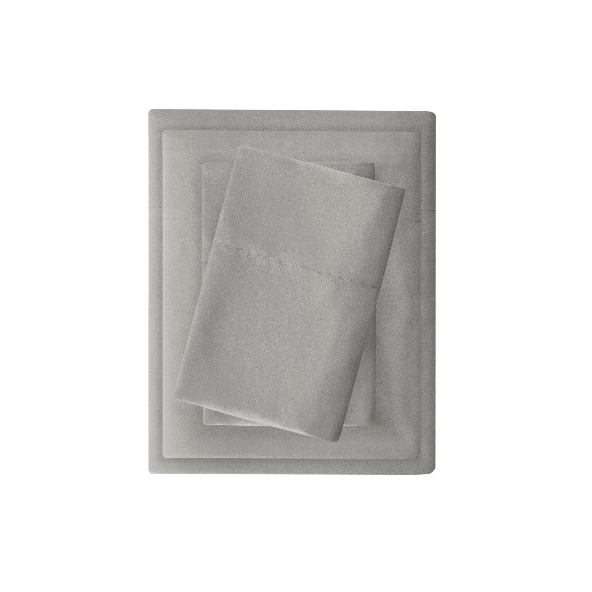 Ensemble de draps luxueux en microfibre brossée à poches profondes Madison Park