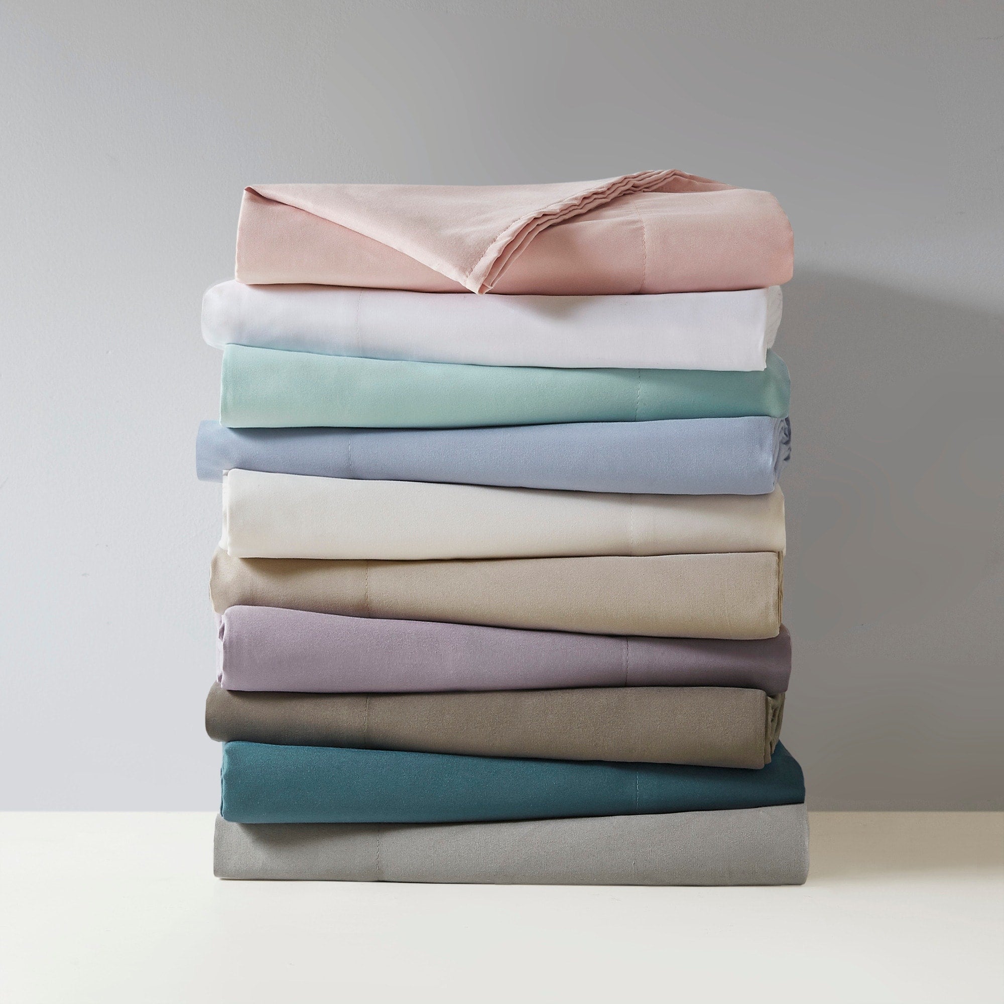 Ensemble de draps luxueux en microfibre brossée à poches profondes Madison Park