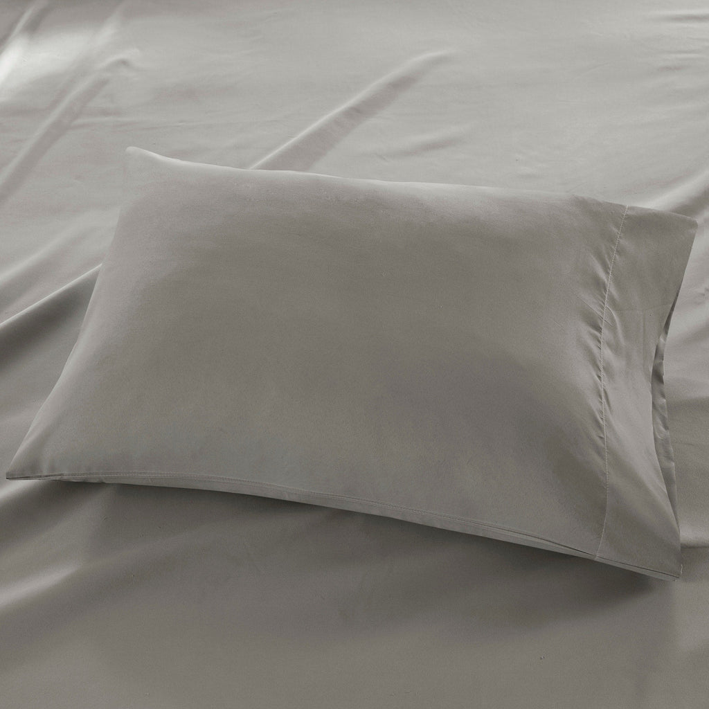 Ensemble de draps luxueux en microfibre brossée à poches profondes Madison Park