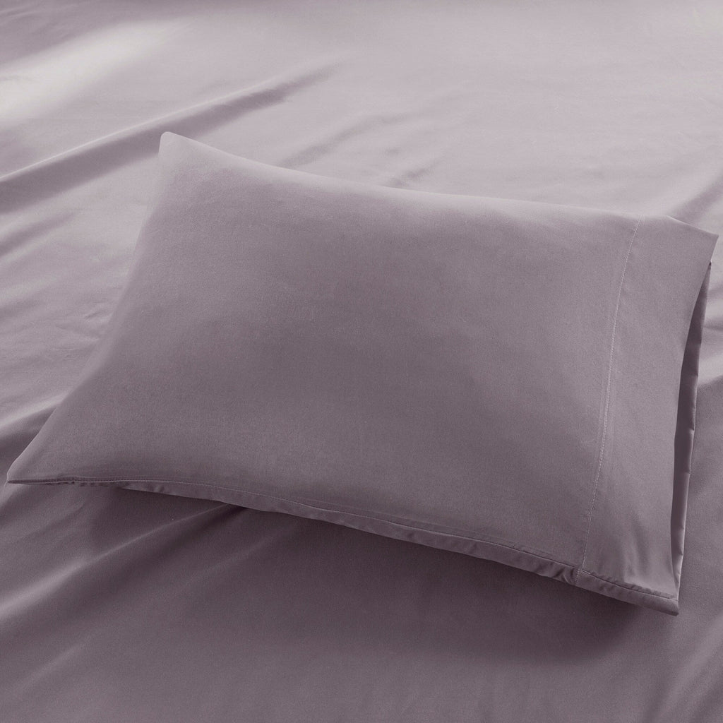 Ensemble de draps luxueux en microfibre brossée à poches profondes Madison Park