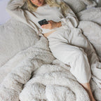 La peluche originale - Couette surdimensionnée Coma Inducer® - Sable blanc
