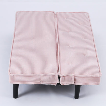 Ce canapé-lit en velours côtelé de 66 pouces s'adapte facilement au salon, à l'appartement et à la chambre.