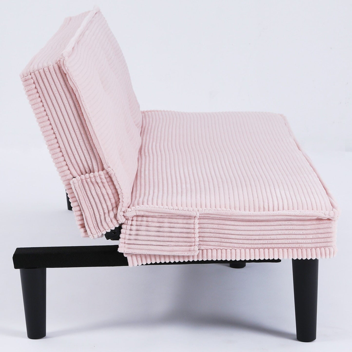 Ce canapé-lit en velours côtelé de 66 pouces s'adapte facilement au salon, à l'appartement et à la chambre.
