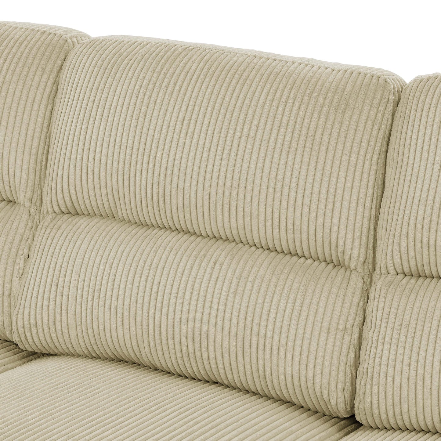 Canapé trois places en cuir - 30,5 P x 81 L x 34,5 H