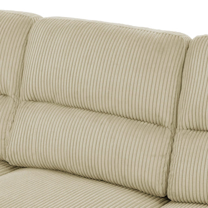 Canapé trois places en cuir - 30,5 P x 81 L x 34,5 H