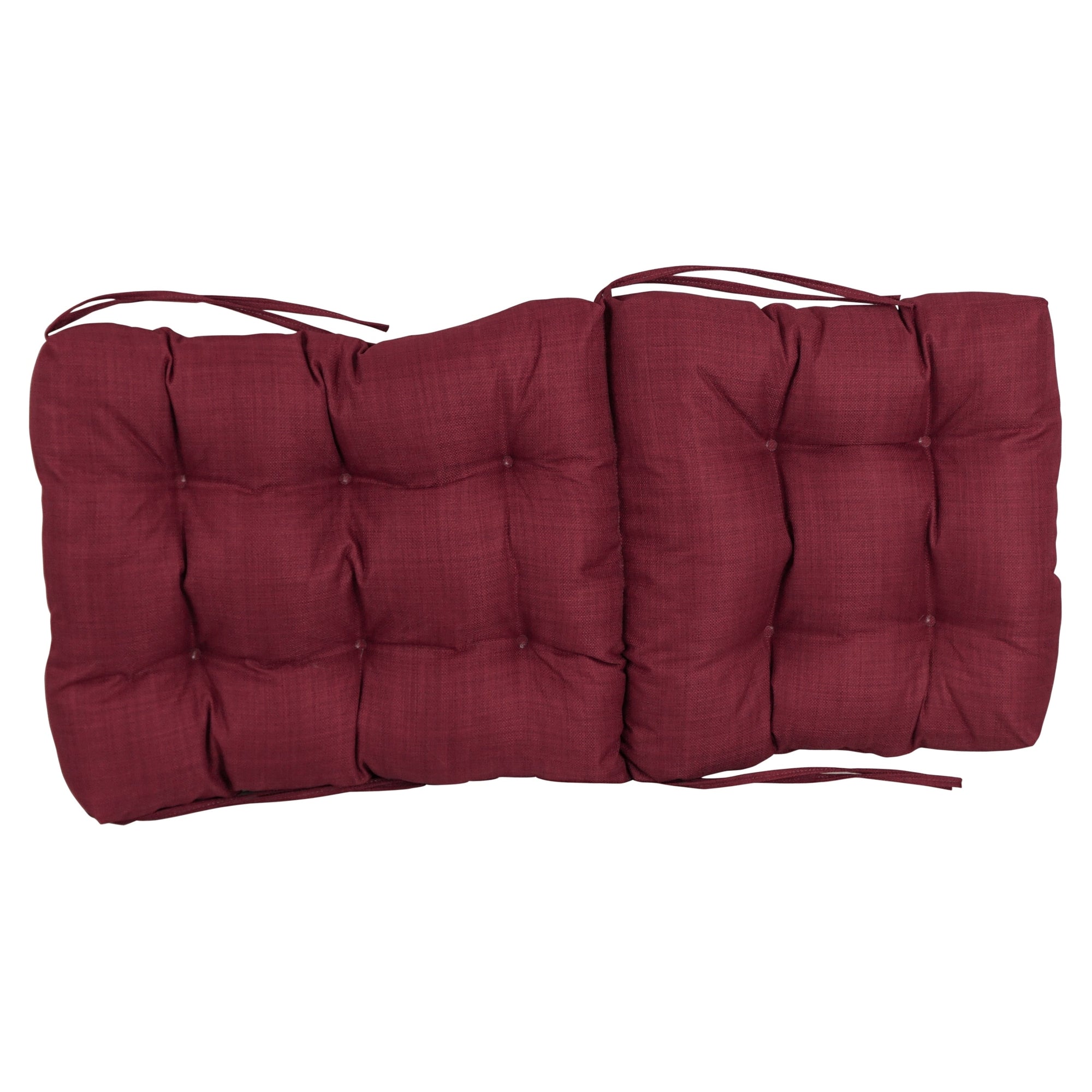 Multi-section Tufted Outdoor Seat/Back Chair Cushion (Multiple Sizes)