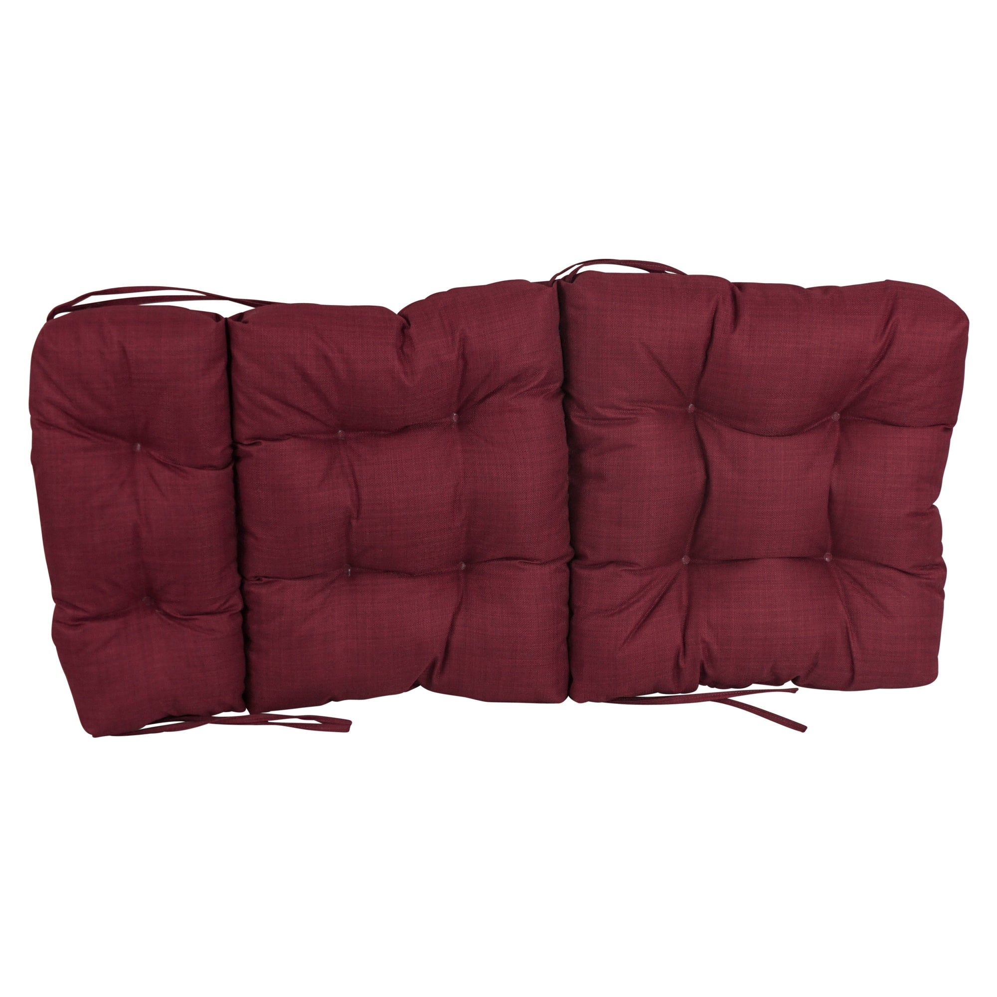 Multi-section Tufted Outdoor Seat/Back Chair Cushion (Multiple Sizes)