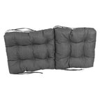 Multi-section Tufted Outdoor Seat/Back Chair Cushion (Multiple Sizes)