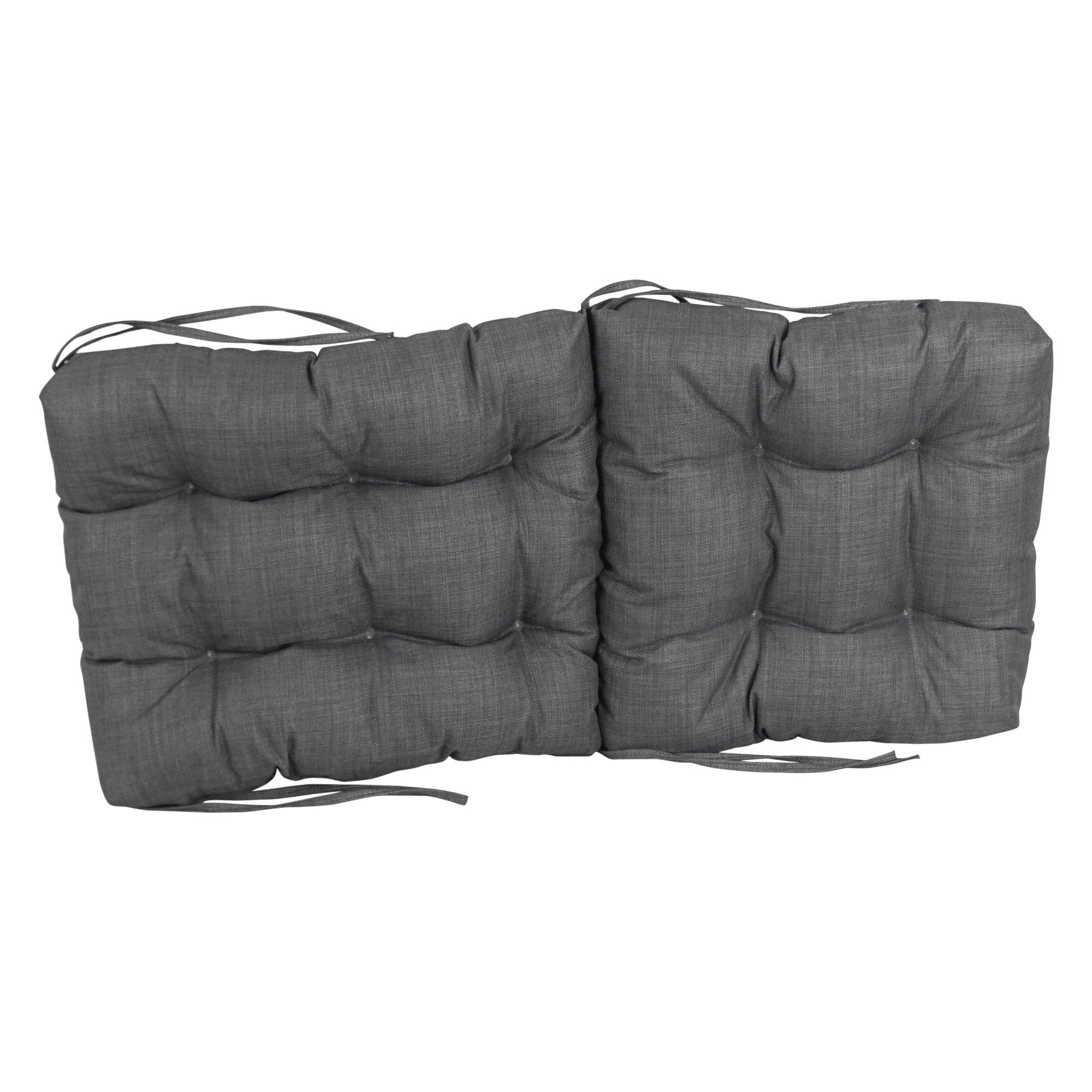 Multi-section Tufted Outdoor Seat/Back Chair Cushion (Multiple Sizes)