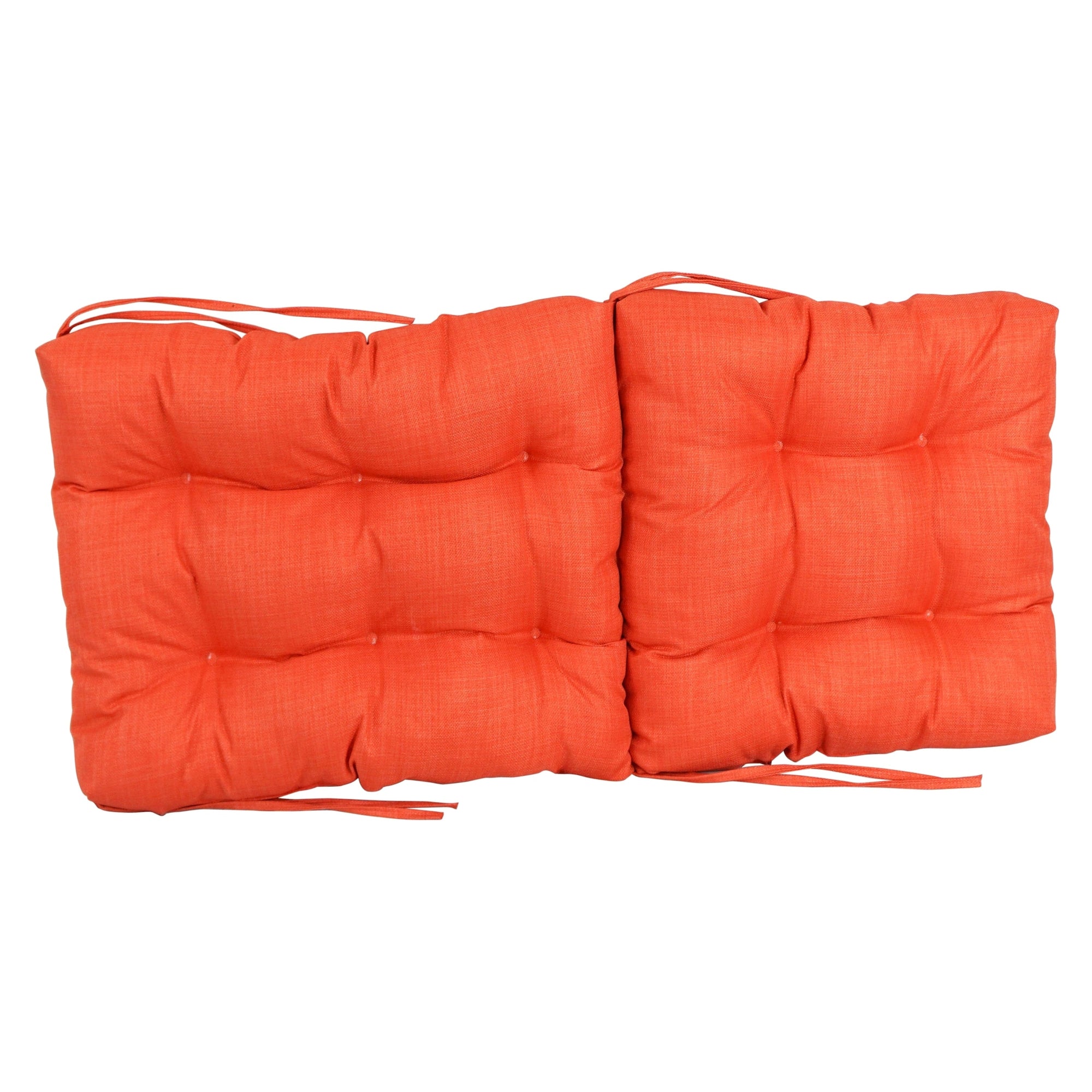 Multi-section Tufted Outdoor Seat/Back Chair Cushion (Multiple Sizes)