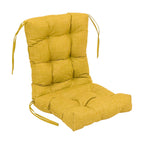 Multi-section Tufted Outdoor Seat/Back Chair Cushion (Multiple Sizes)