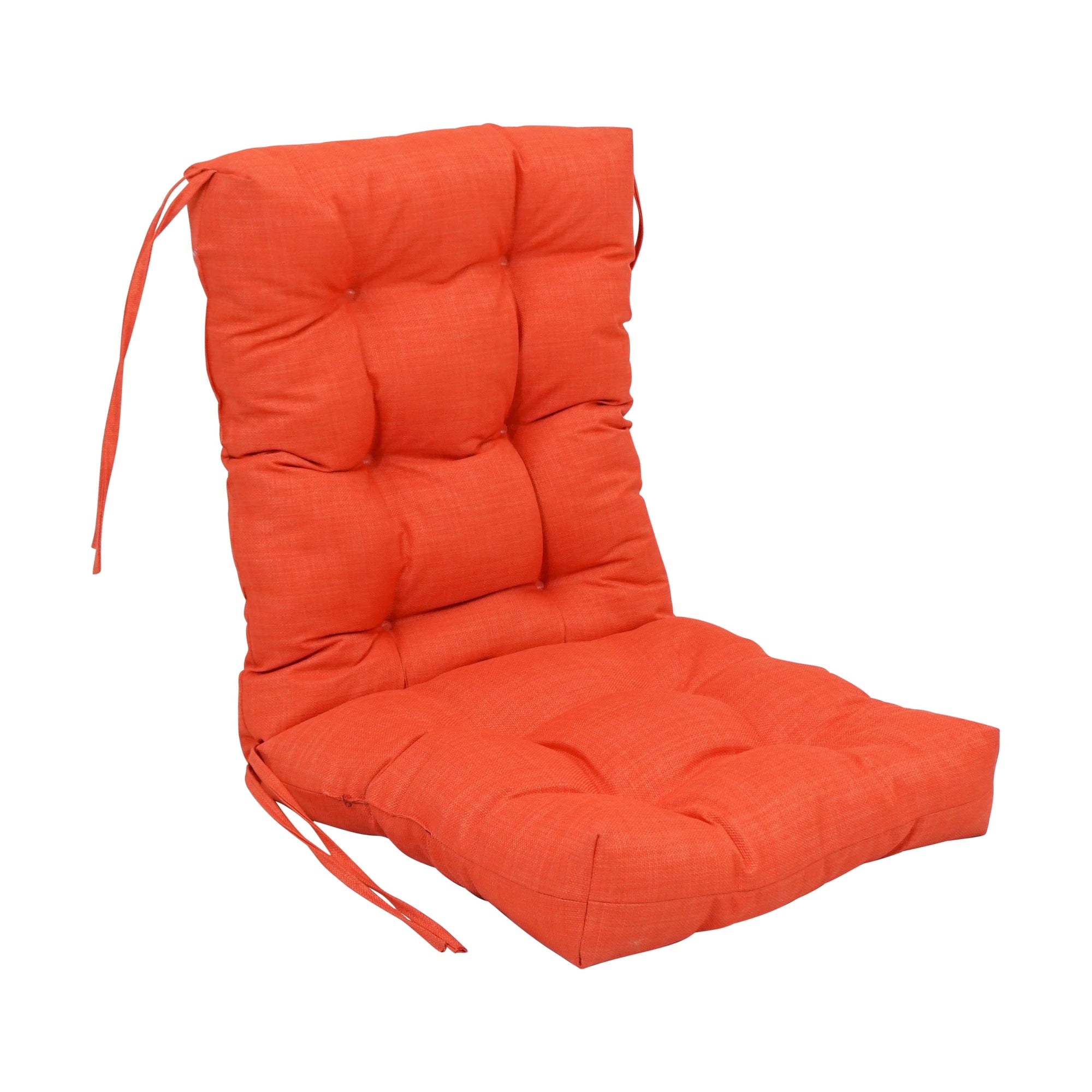 Multi-section Tufted Outdoor Seat/Back Chair Cushion (Multiple Sizes)