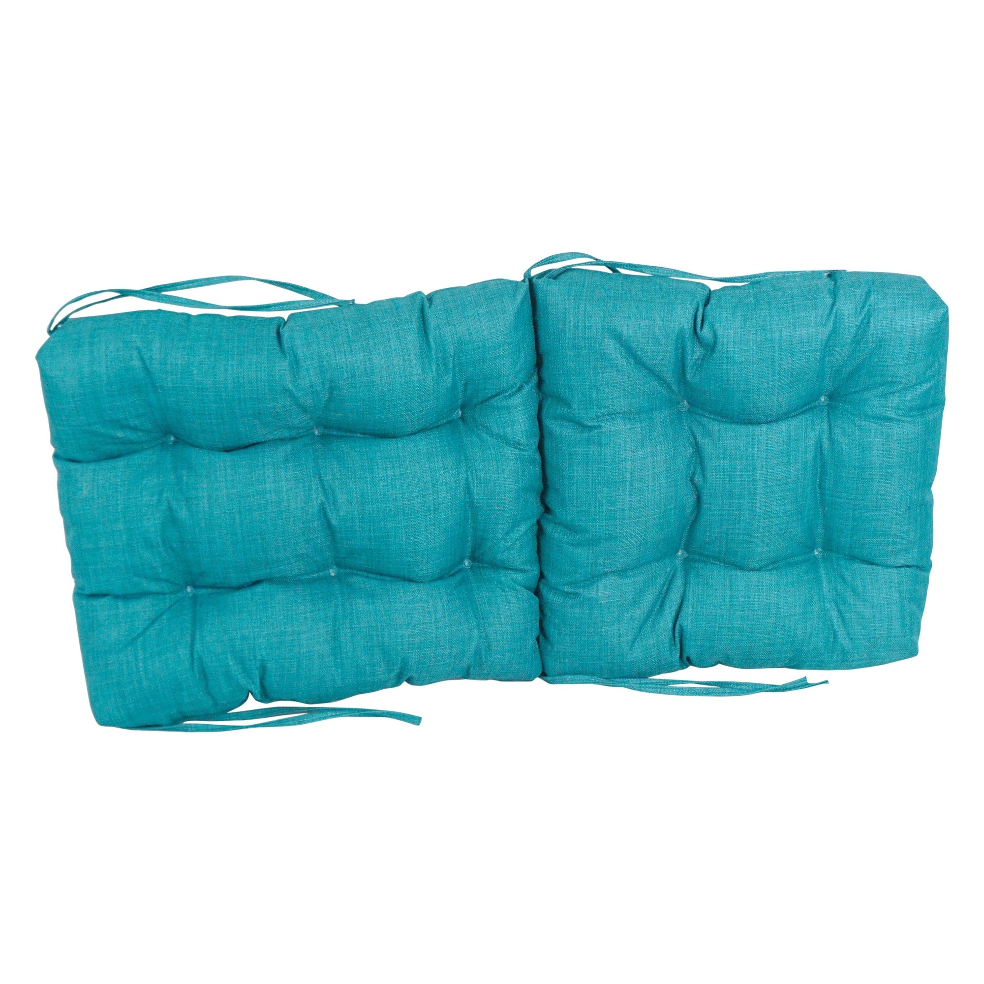 Multi-section Tufted Outdoor Seat/Back Chair Cushion (Multiple Sizes)