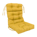 Multi-section Tufted Outdoor Seat/Back Chair Cushion (Multiple Sizes)
