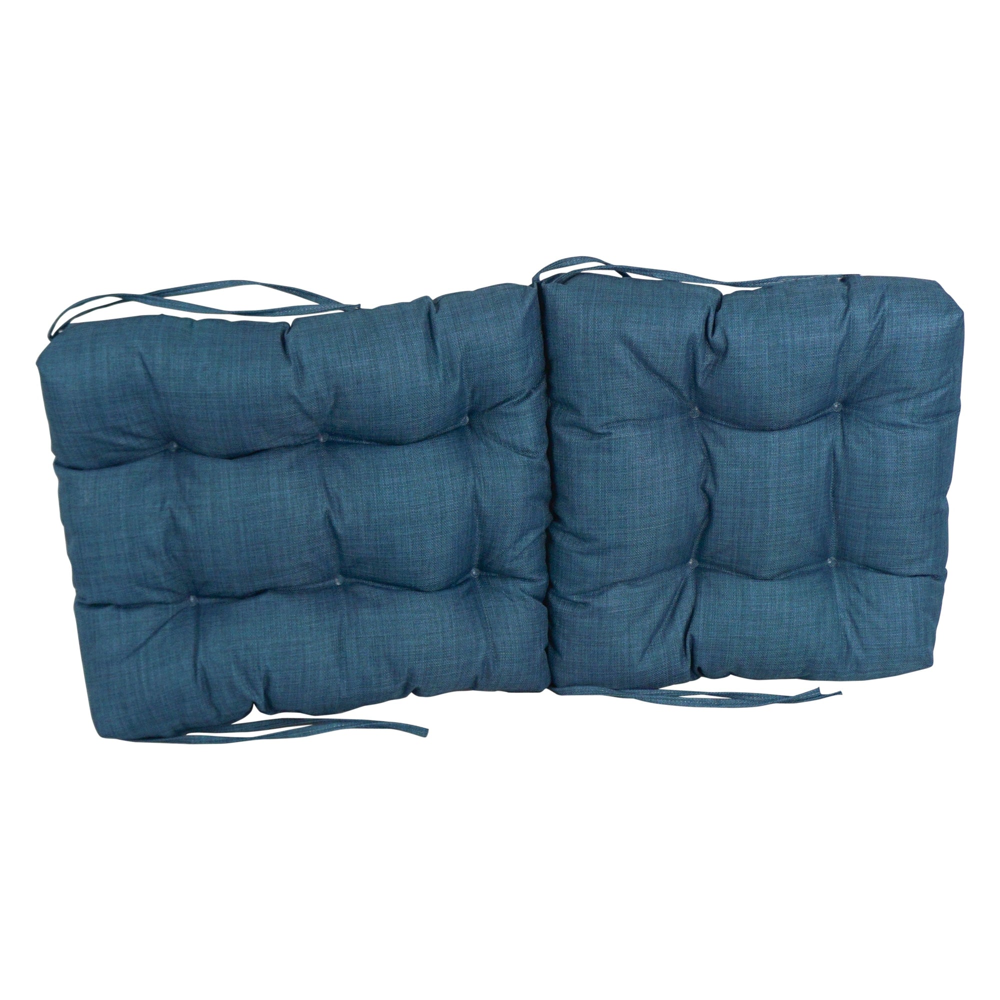 Multi-section Tufted Outdoor Seat/Back Chair Cushion (Multiple Sizes)