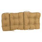 Multi-section Tufted Outdoor Seat/Back Chair Cushion (Multiple Sizes)