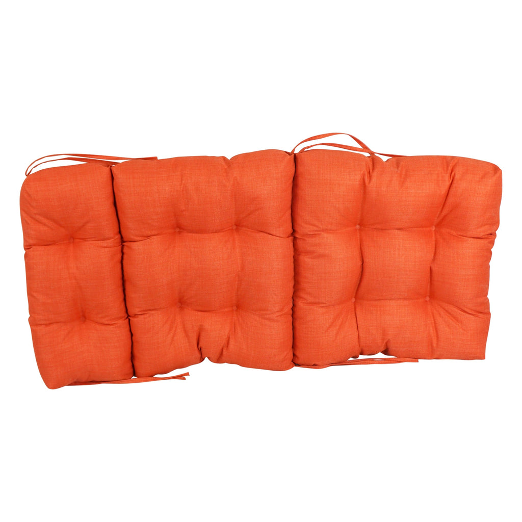 Multi-section Tufted Outdoor Seat/Back Chair Cushion (Multiple Sizes)