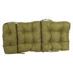 Multi-section Tufted Outdoor Seat/Back Chair Cushion (Multiple Sizes)