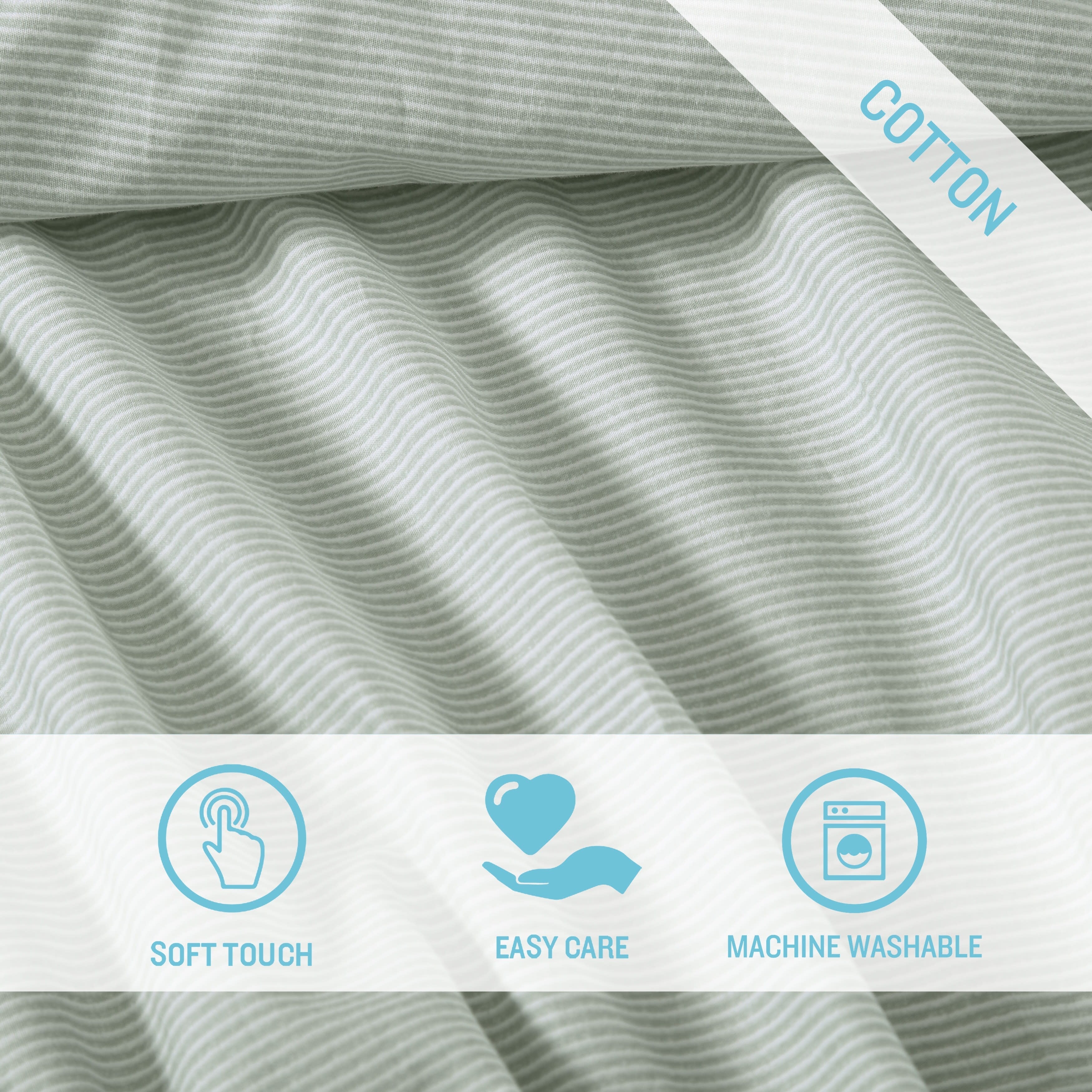Parure de draps en percale de coton lavé imprimé Tommy Bahama