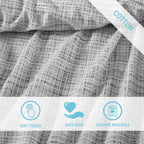 Parure de draps en percale de coton lavé imprimé Tommy Bahama