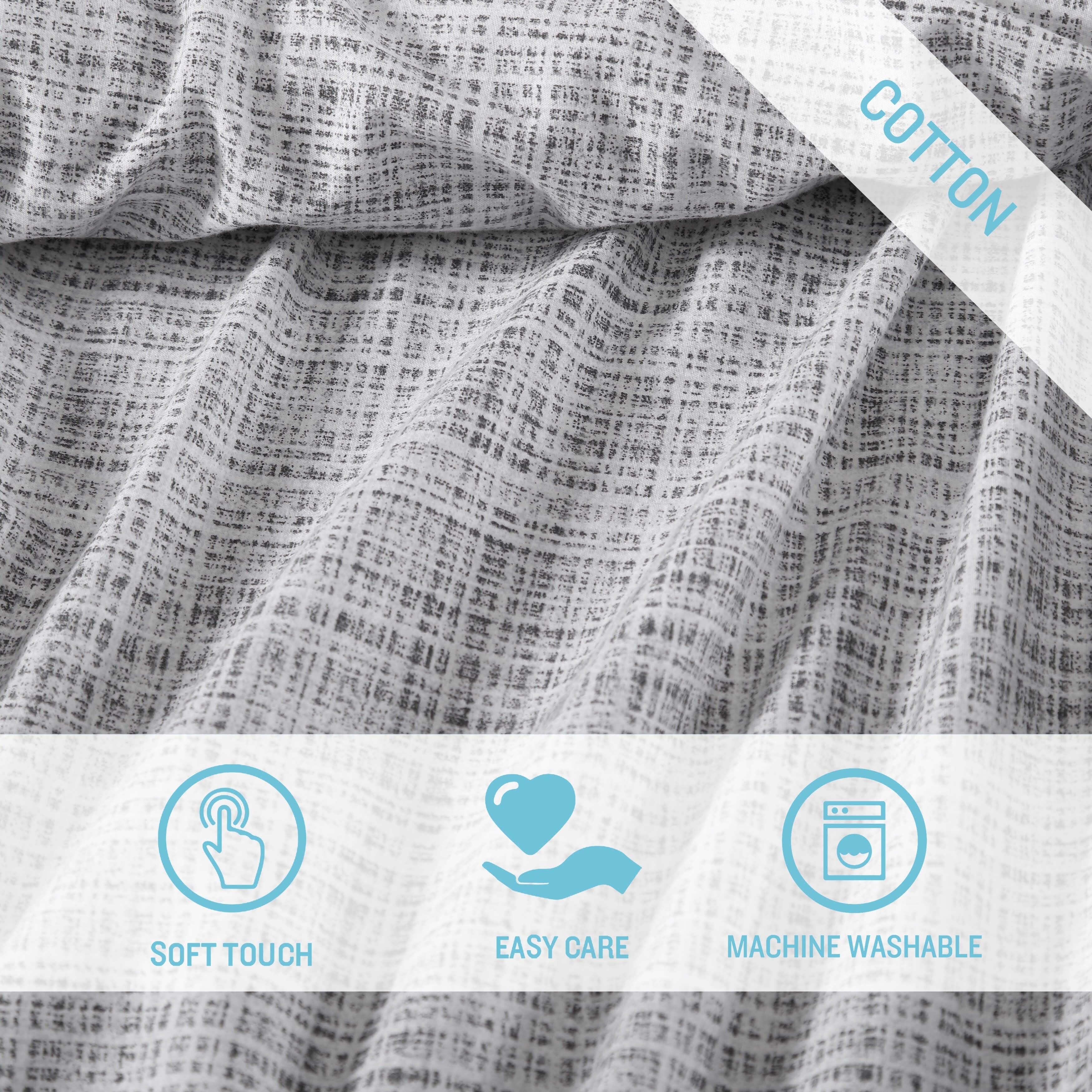 Parure de draps en percale de coton lavé imprimé Tommy Bahama