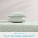 Parure de draps en percale de coton lavé imprimé Tommy Bahama