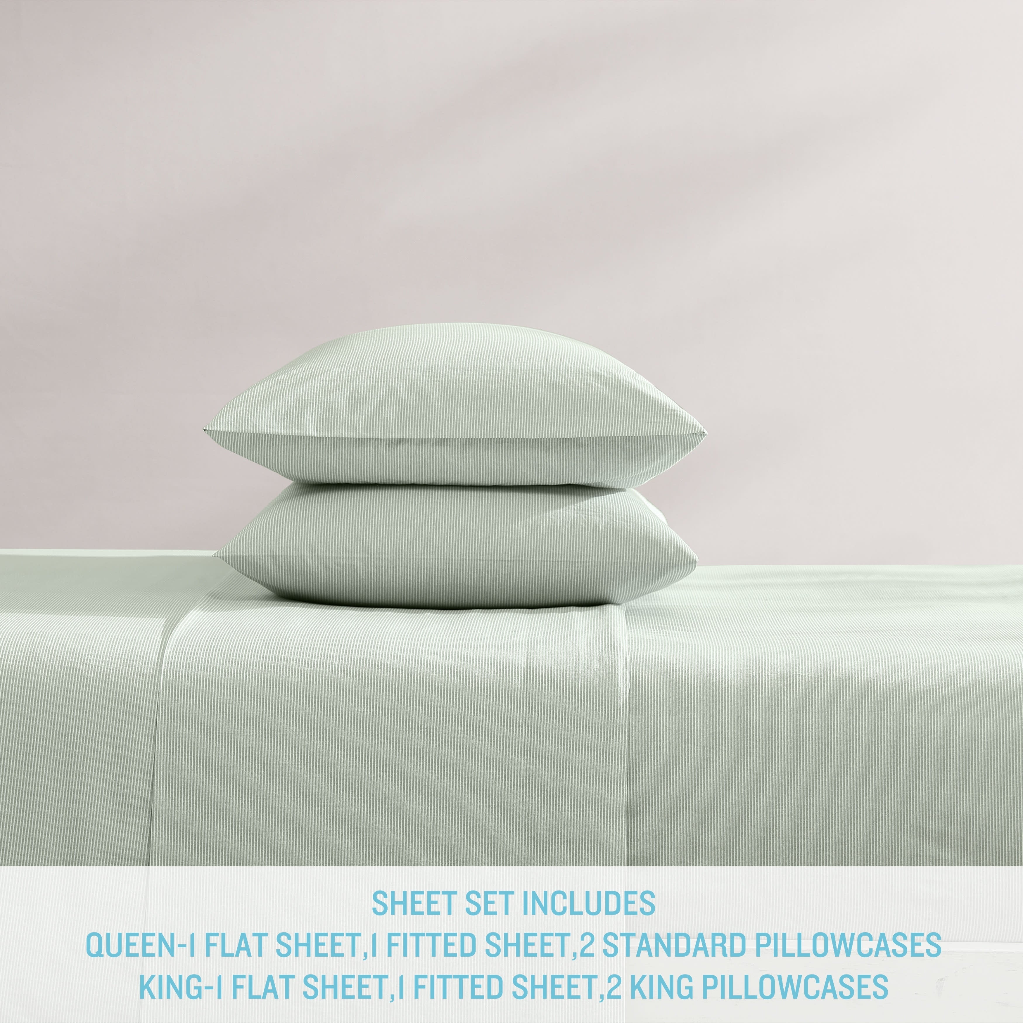 Parure de draps en percale de coton lavé imprimé Tommy Bahama