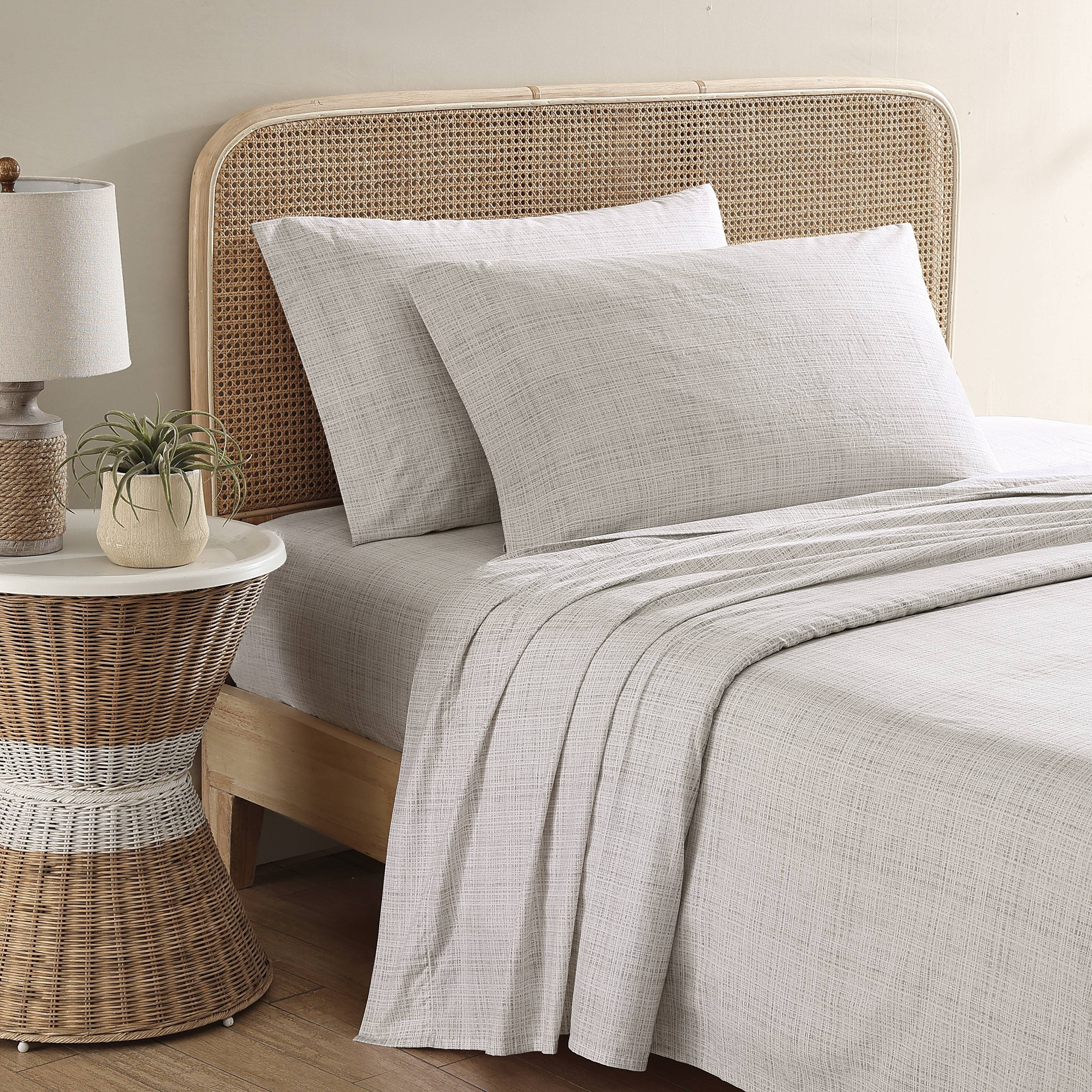 Parure de draps en percale de coton lavé imprimé Tommy Bahama