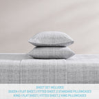 Parure de draps en percale de coton lavé imprimé Tommy Bahama