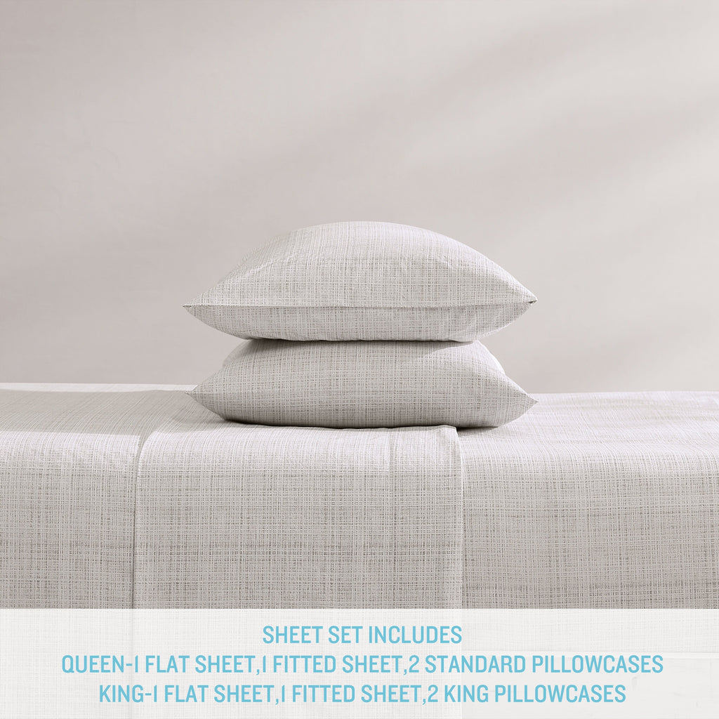 Parure de draps en percale de coton lavé imprimé Tommy Bahama
