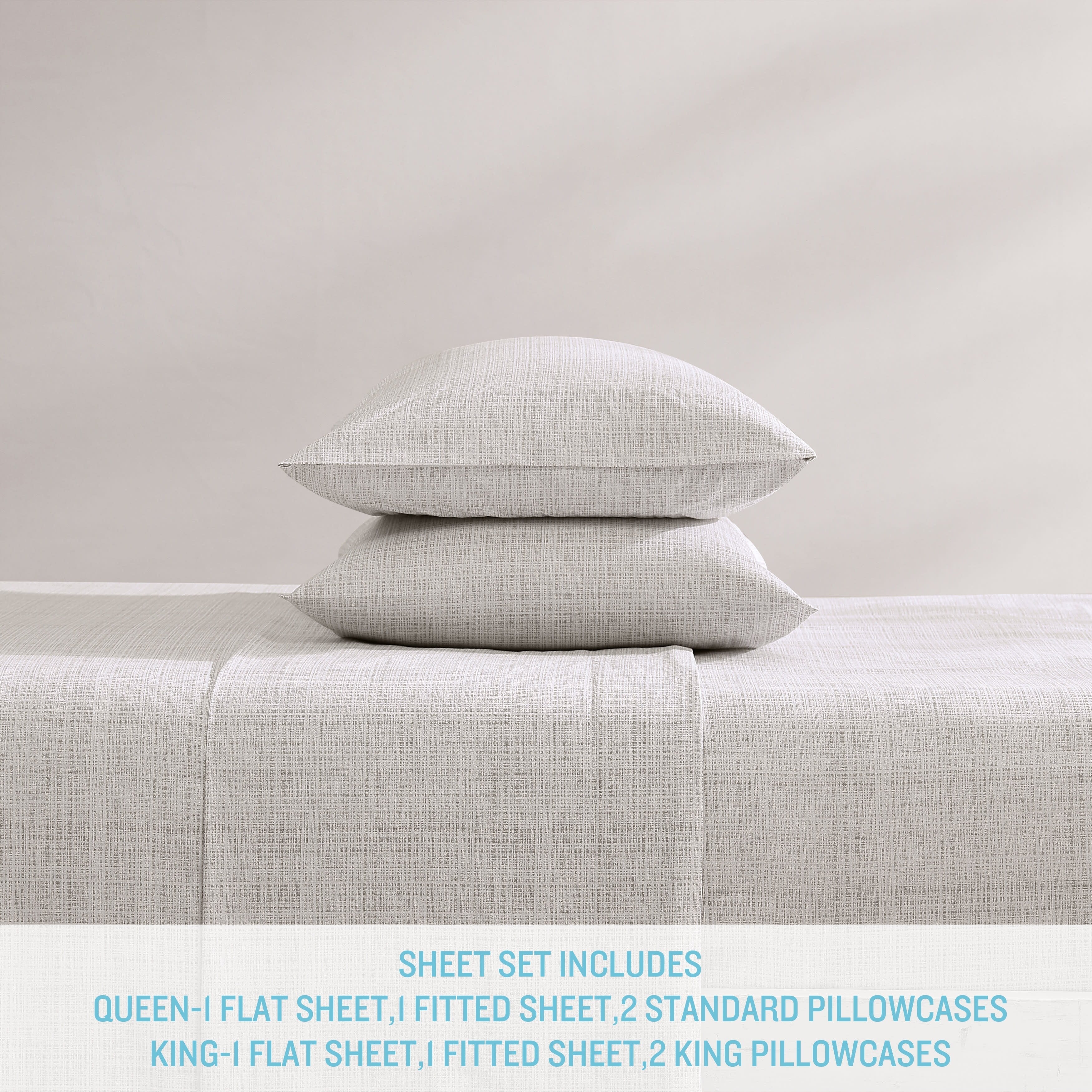 Parure de draps en percale de coton lavé imprimé Tommy Bahama