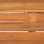 Ensemble de salle à manger d'extérieur Torrens en osier et bois d'acacia, 7 pièces, par Christopher Knight Home