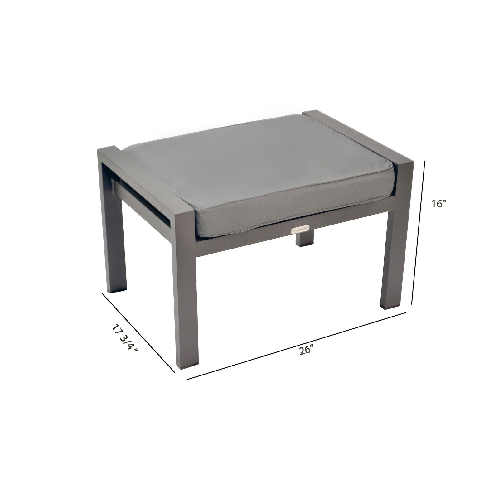 Ensemble de sièges de bistrot d'extérieur en aluminium Lakeview (5 pièces)