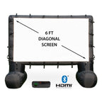 Kit de cinéma extérieur Total HomeFX 1500 lumens avec écran gonflable