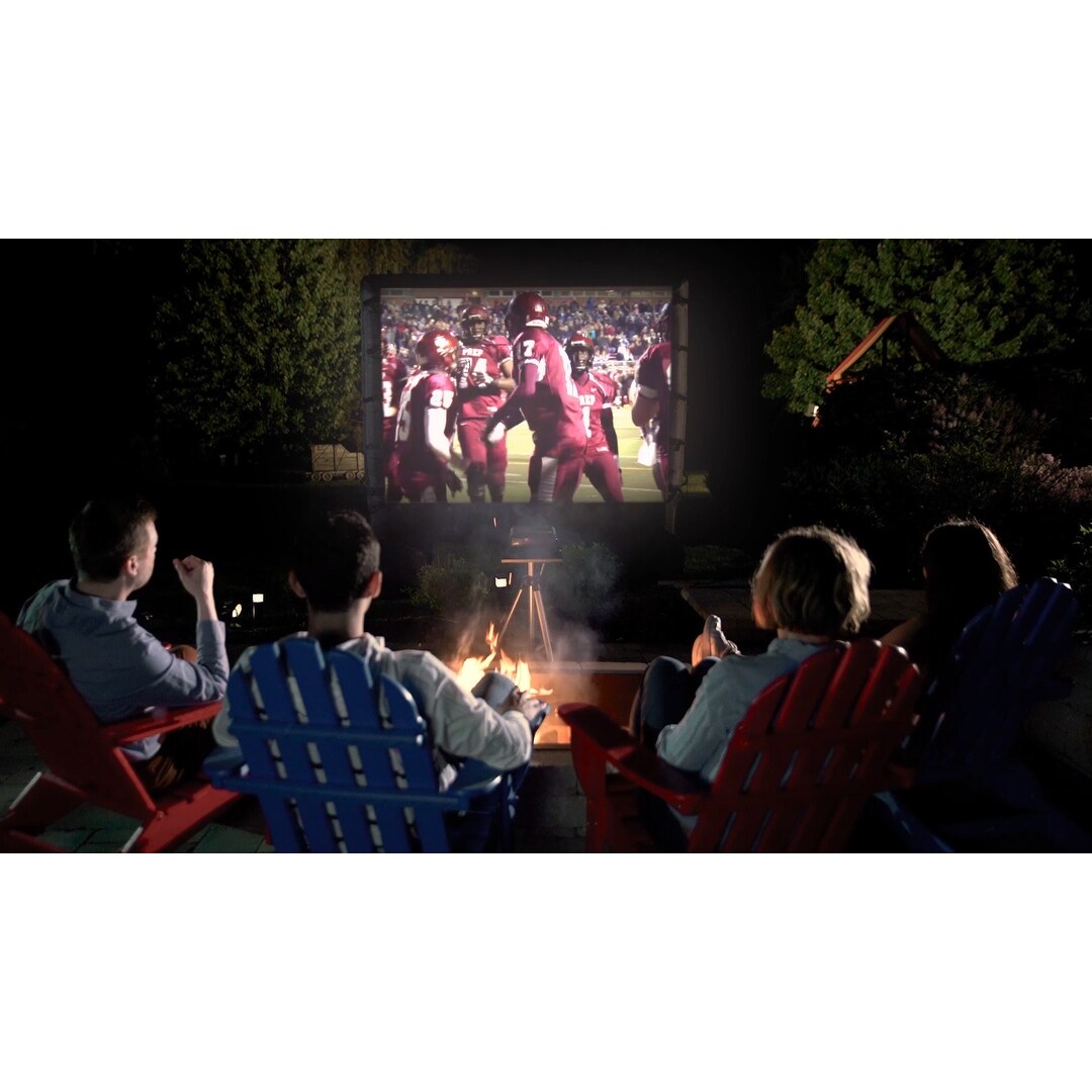 Kit de cinéma extérieur Total HomeFX 1500 lumens avec écran gonflable