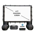 Kit de cinéma extérieur Total HomeFX 1500 lumens avec écran gonflable