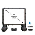 Kit de cinéma extérieur Total HomeFX 1500 lumens avec écran gonflable
