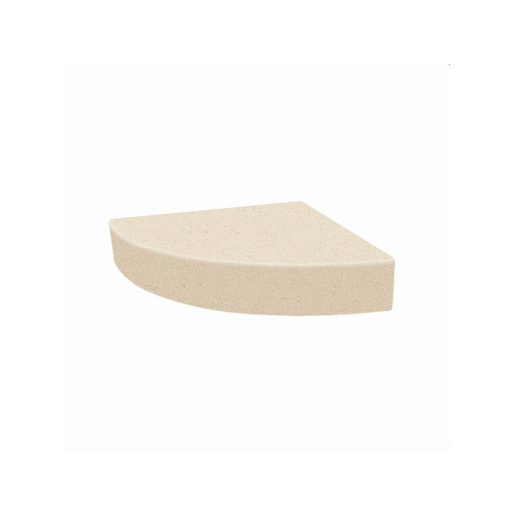 Siège de douche d'angle mural en surface solide Transolid Studio 14 po x 14 po - 14,5 x 14,25 x 3