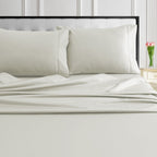 Taies d'oreiller Tribeca Living en coton égyptien 1000 fils (lot de 2)