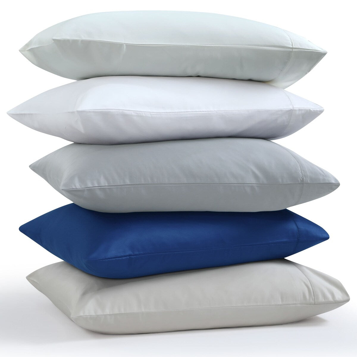 Taies d'oreiller Tribeca Living en coton égyptien 1000 fils (lot de 2)